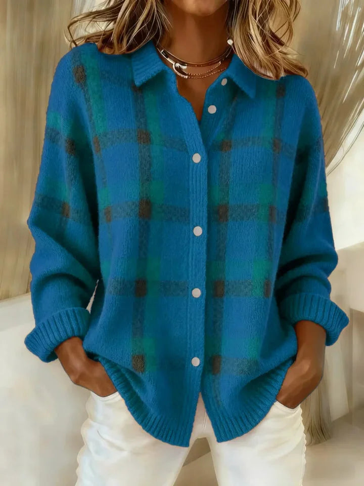 Carys | Retro Check Sweater