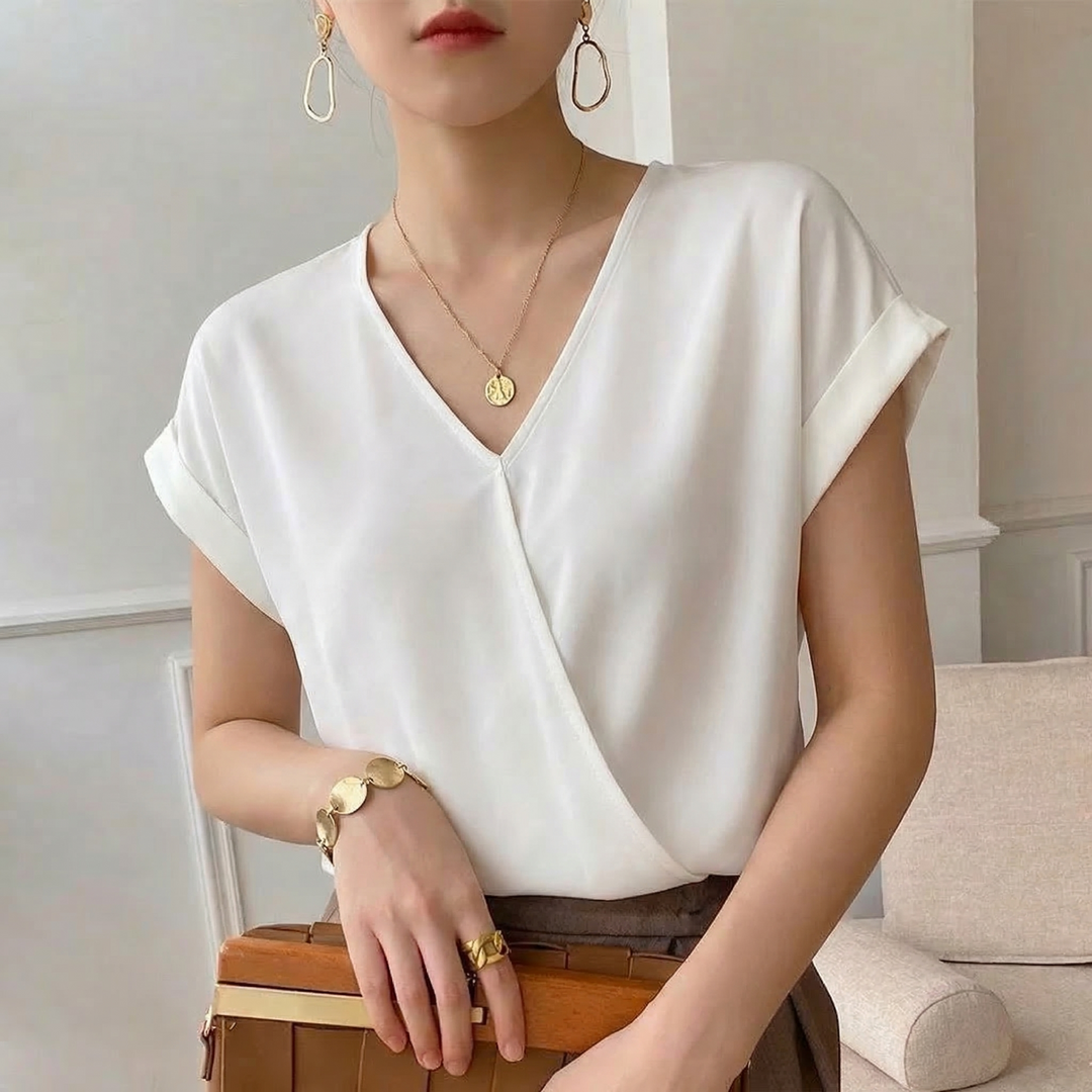 Sylvie Viscose Twist Top