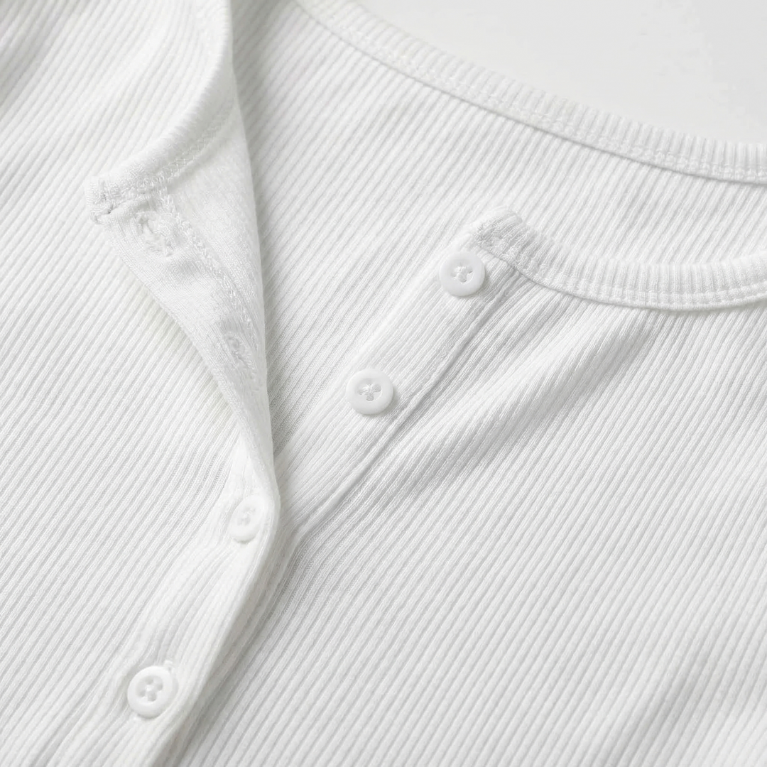 Effie Rib Cotton Henley