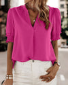 Ivana | Vibrant Puff Sleeve Blouse