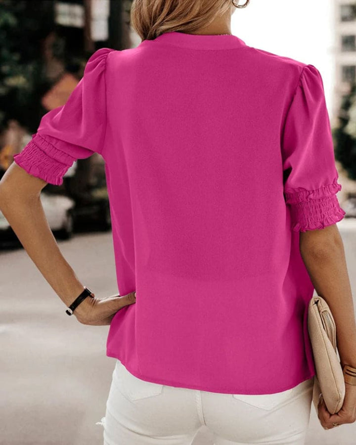 Ivana | Vibrant Puff Sleeve Blouse
