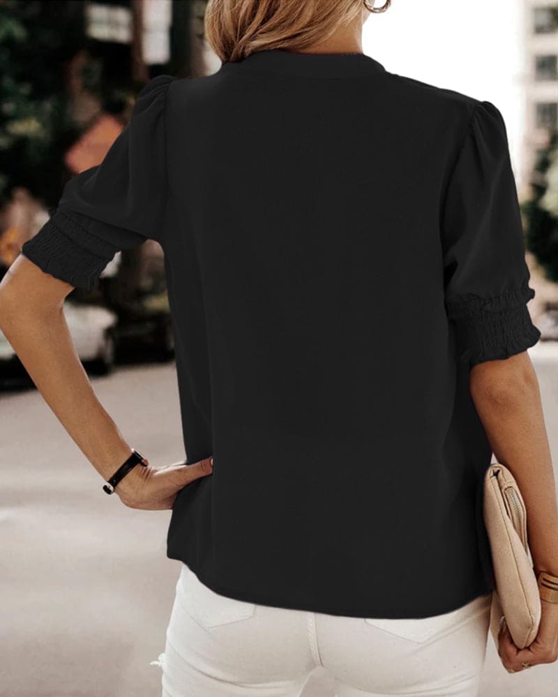 Ivana | Vibrant Puff Sleeve Blouse