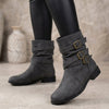 Buckle Ankle Boots for Women – Stylish & Comfortable
