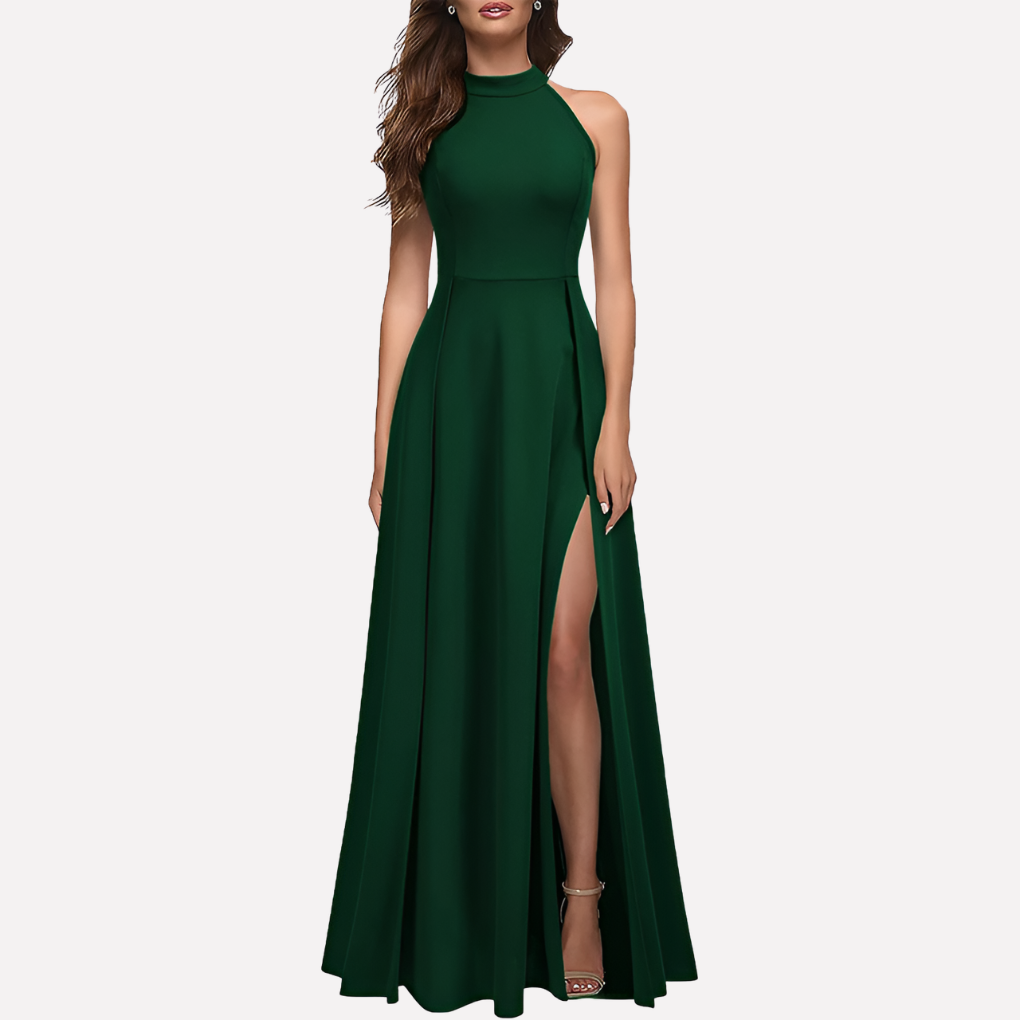 Margot | Women's Formal Evening Maxi Dress With Side Slit