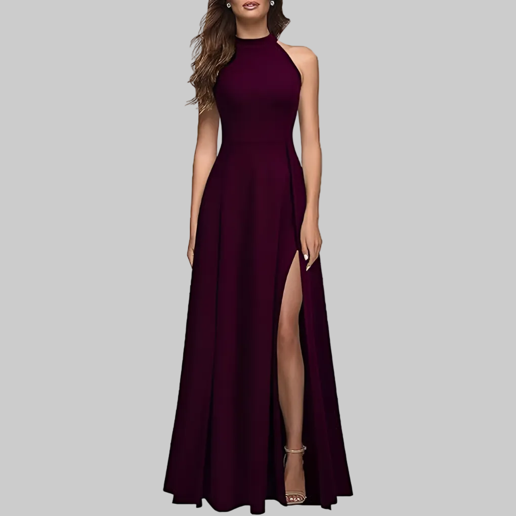 Margot | Women's Formal Evening Maxi Dress With Side Slit