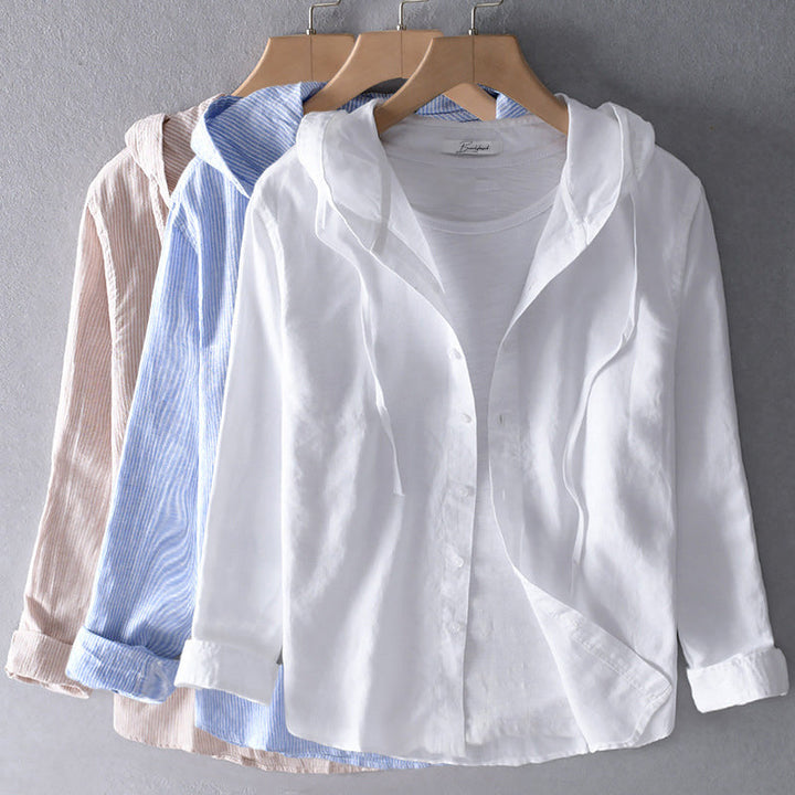 Marigold | Elegant Women’s Linen Blouse