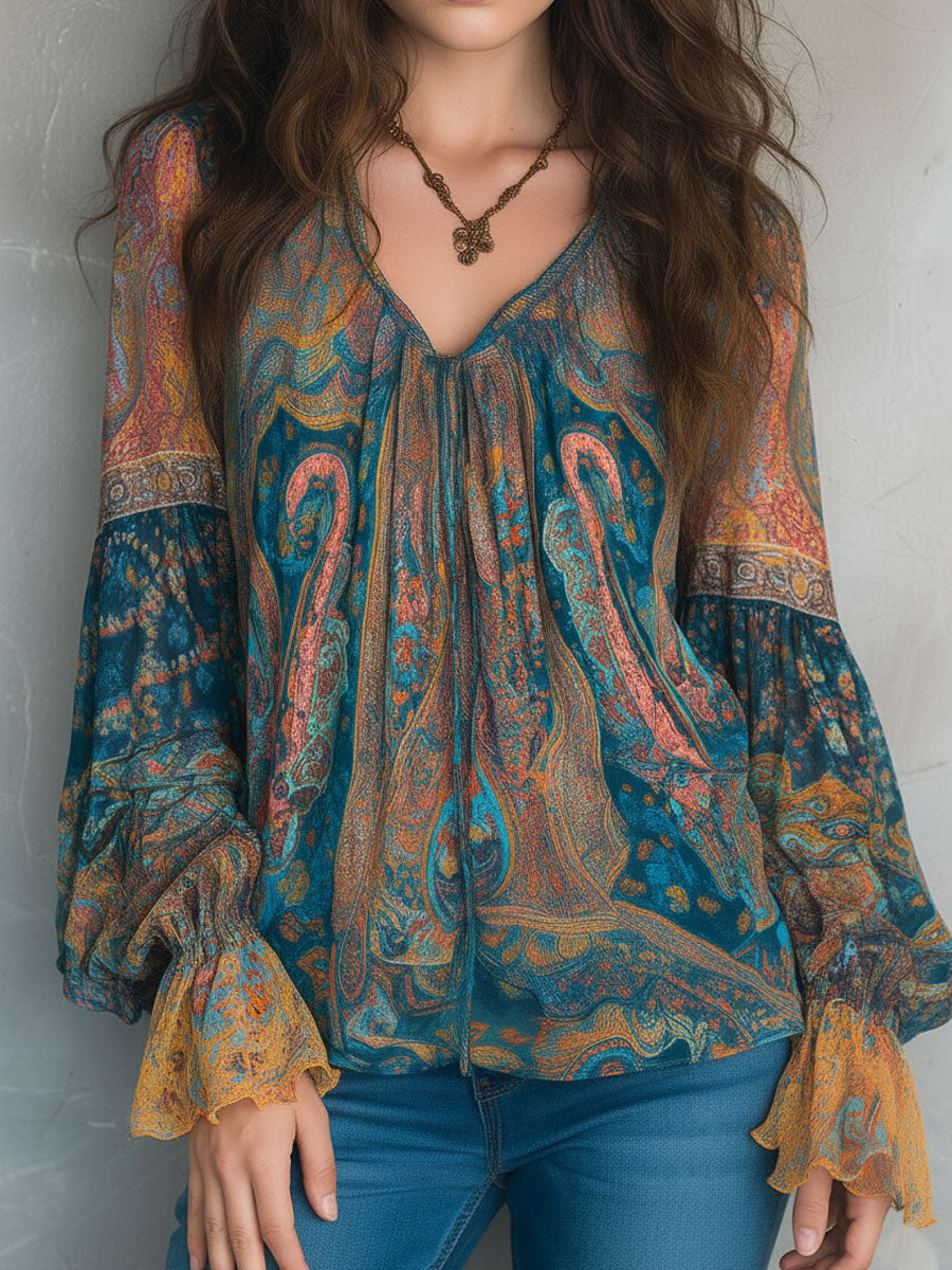 Bella | Elegant Flowy Womens Blouse