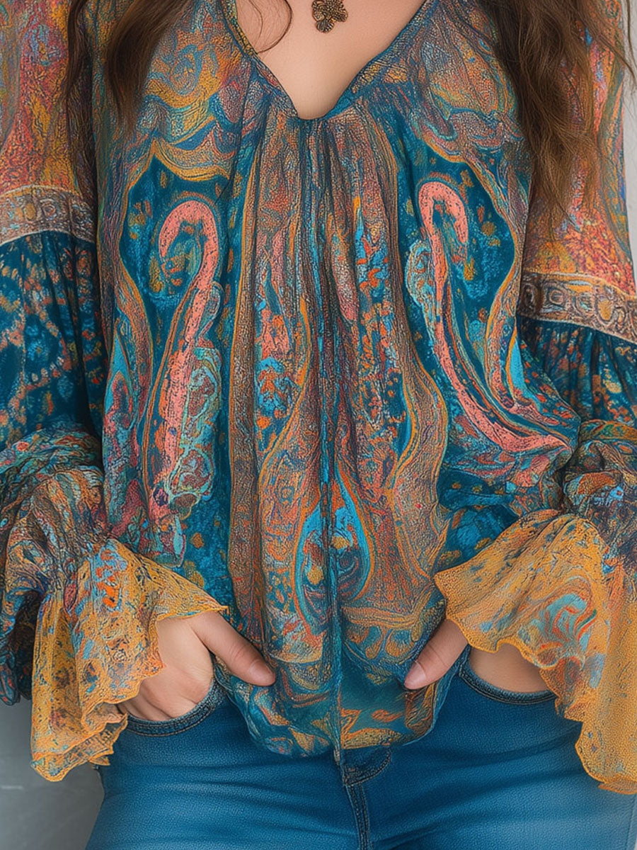 Bella | Elegant Flowy Womens Blouse