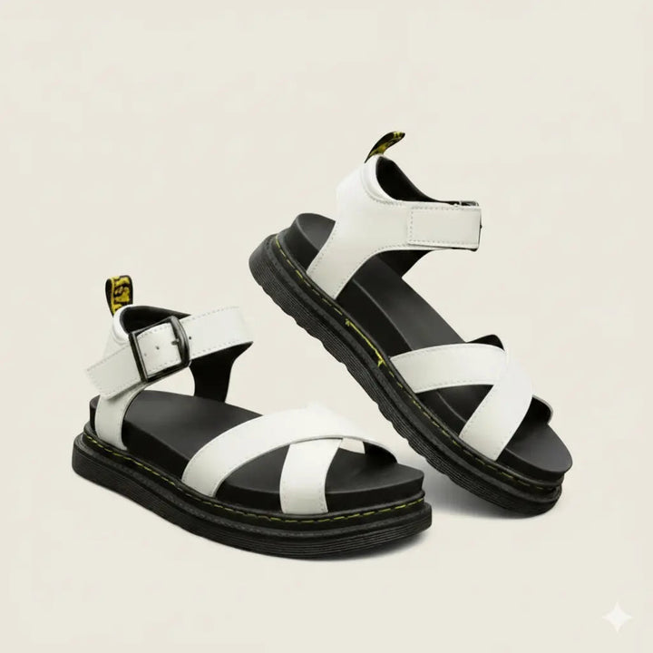 Women’s Platform Sandals – Chunky Buckle Strap, All-Day Comfort