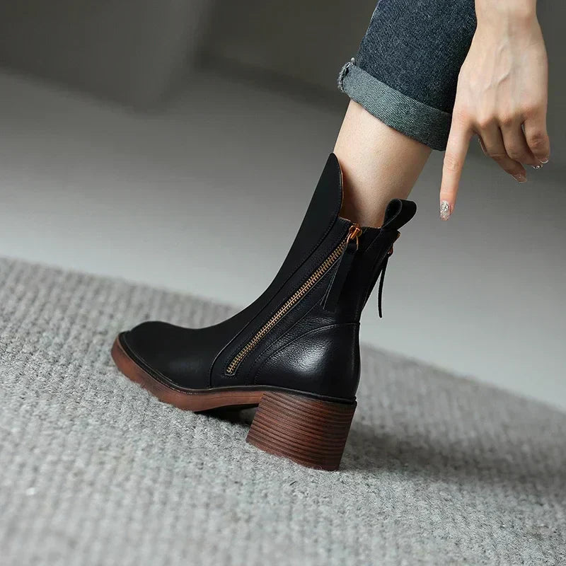 Minimalist Ankle Boots for Women – Effortlessly Stylish & Comfortable
