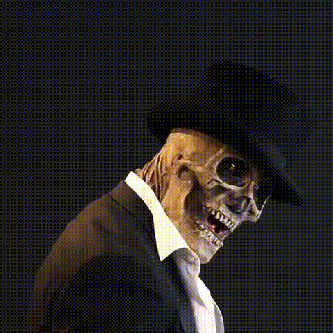 Halloween Scary Skull & Spine Halloween Mask for Costume Party
