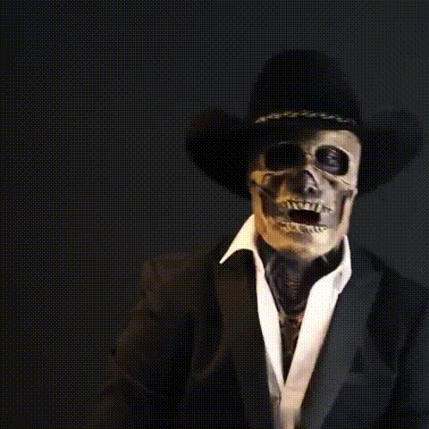 Halloween Scary Skull & Spine Halloween Mask for Costume Party
