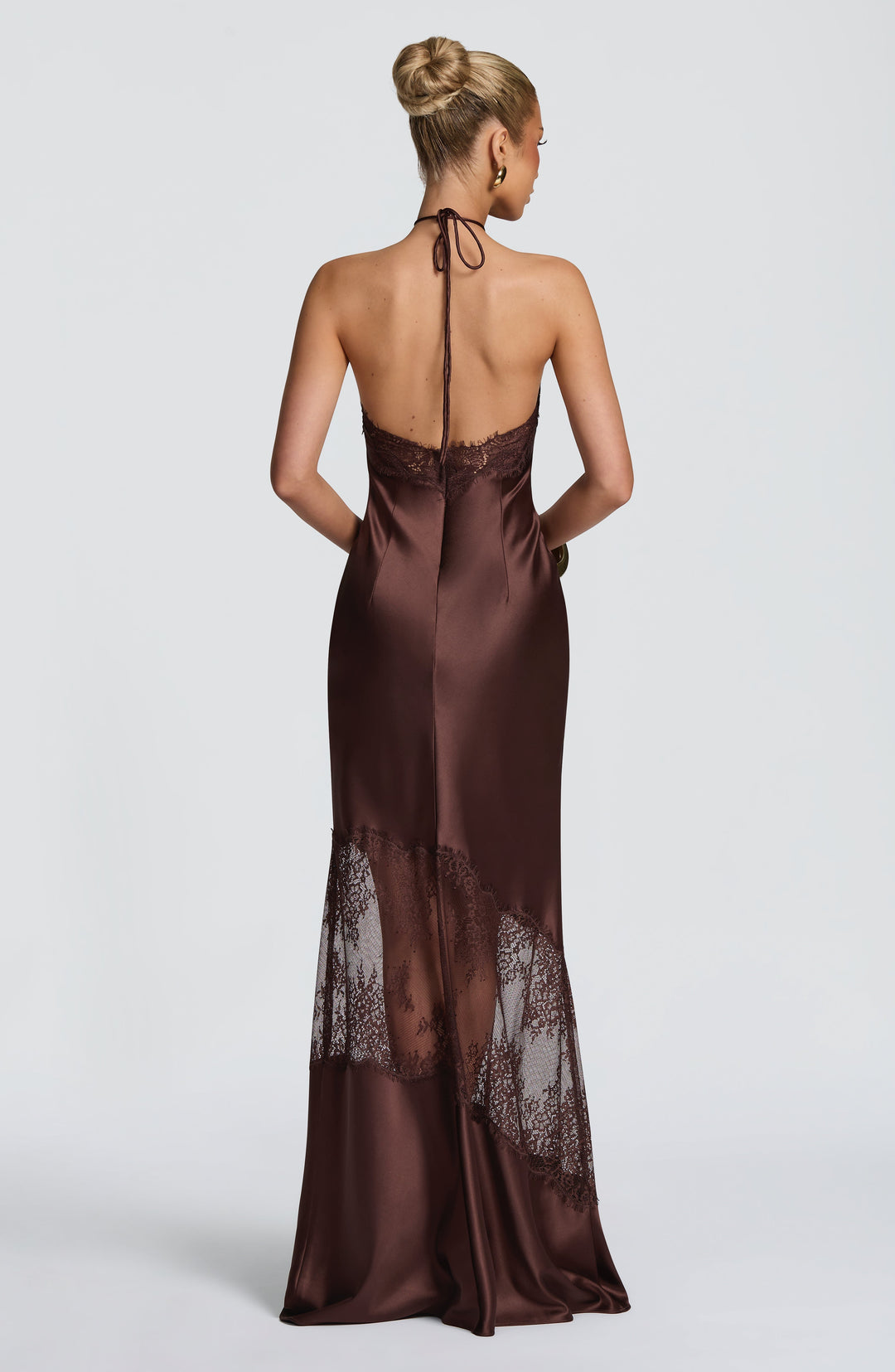 Minnie | Women's Elegant Satin Flare Maxi Dress