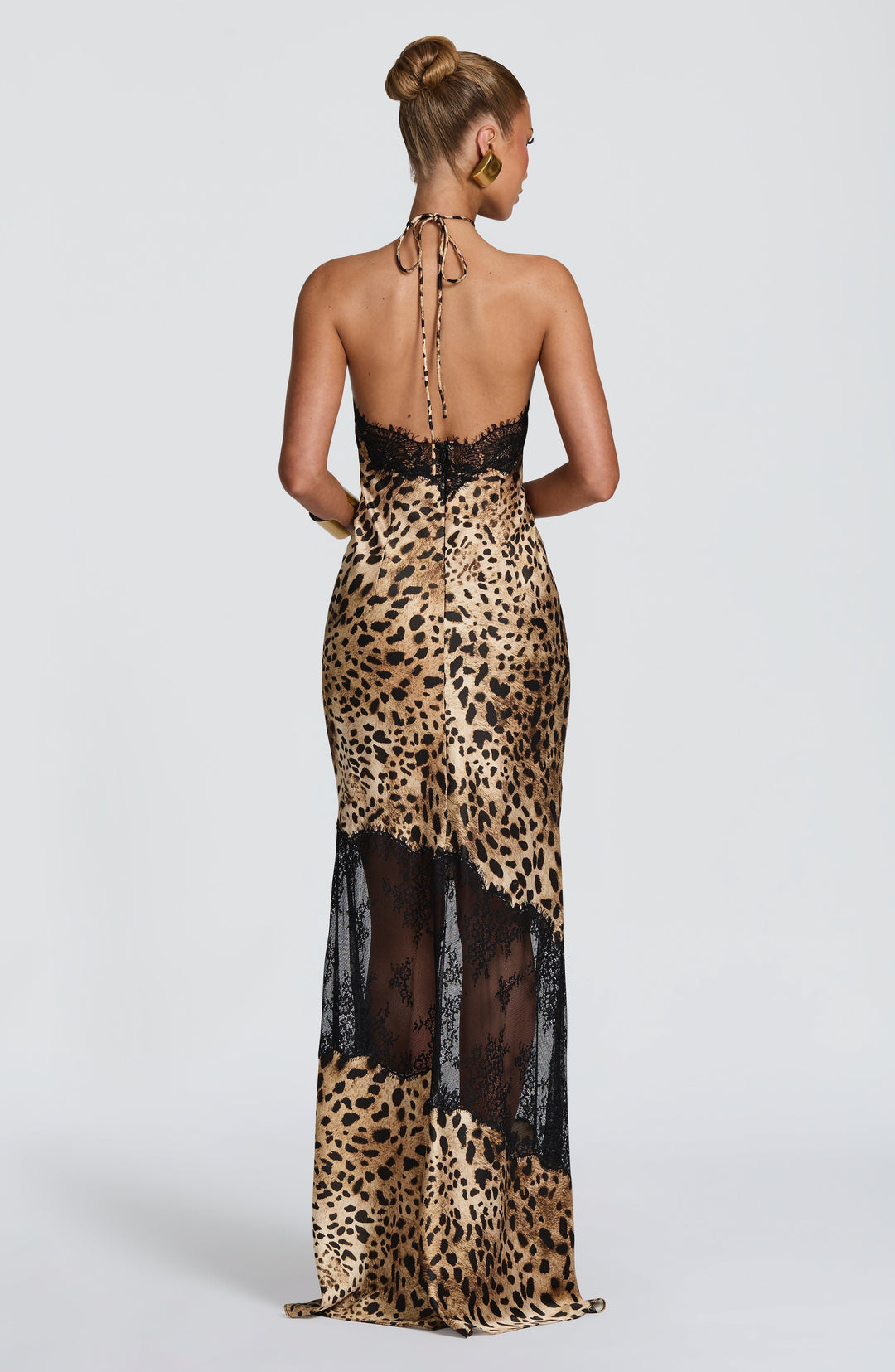 Minnie | Women's Elegant Satin Flare Maxi Dress