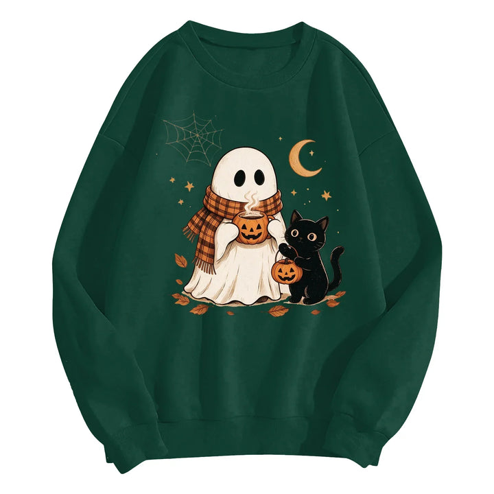 Women's Halloween Graphic Crewneck Sweatshirt