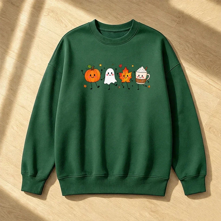 Men's Funny Halloween Dancing Pumpkin Sweatshirt