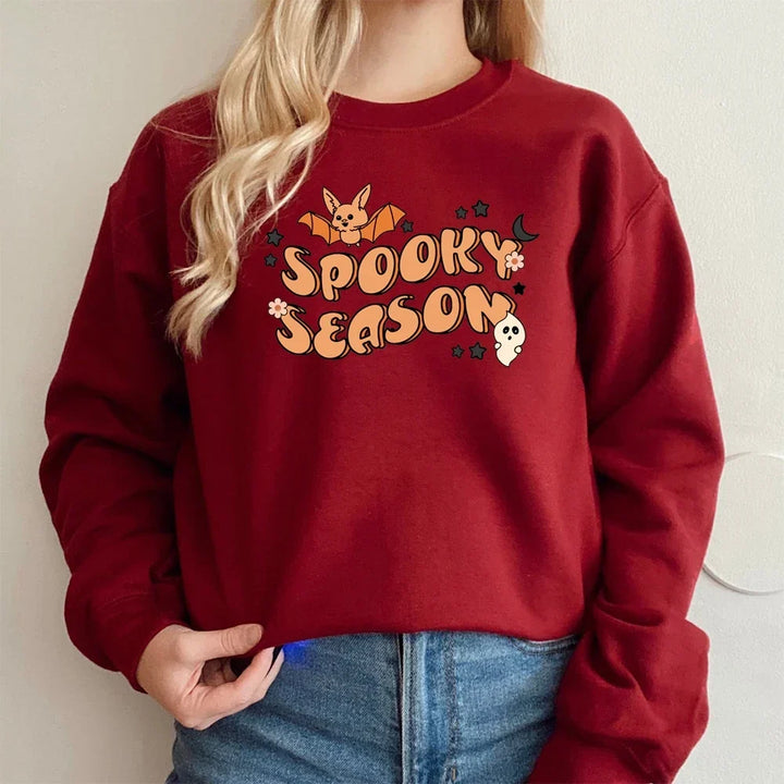 Spooky Vibes Halloween Graphic Sweatshirt