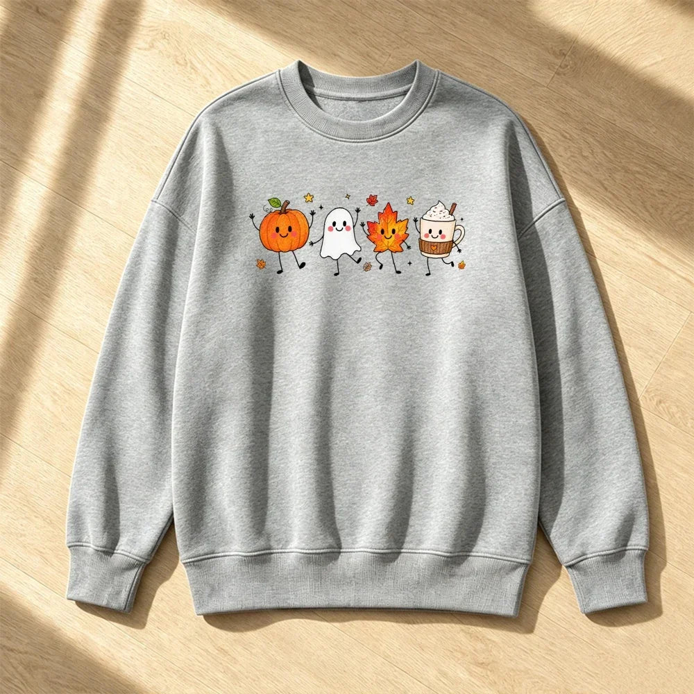 Men's Funny Halloween Dancing Pumpkin Sweatshirt