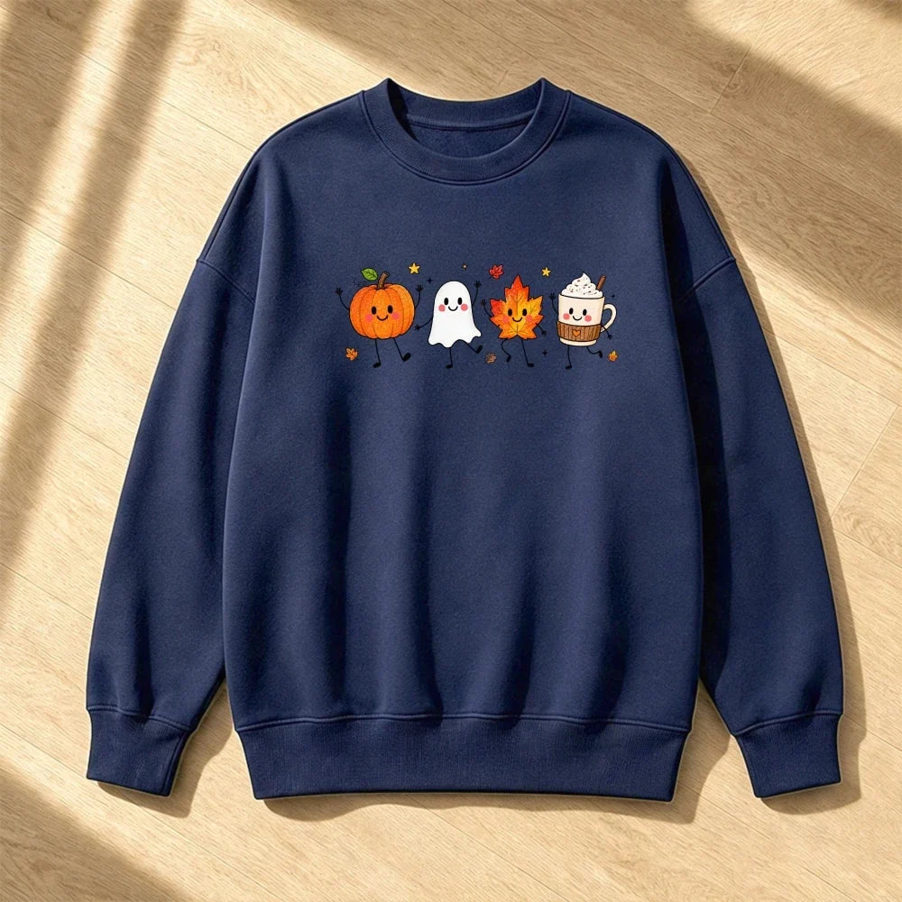Men's Funny Halloween Dancing Pumpkin Sweatshirt