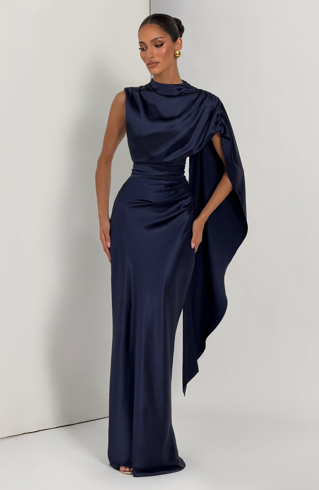 Ursula | Women's Satin Corset Maxi Dress