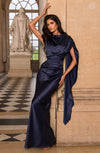 Ursula | Women's Satin Corset Maxi Dress