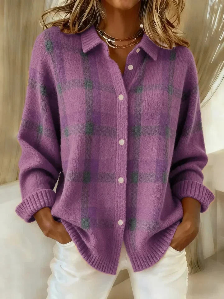 Carys | Retro Check Sweater