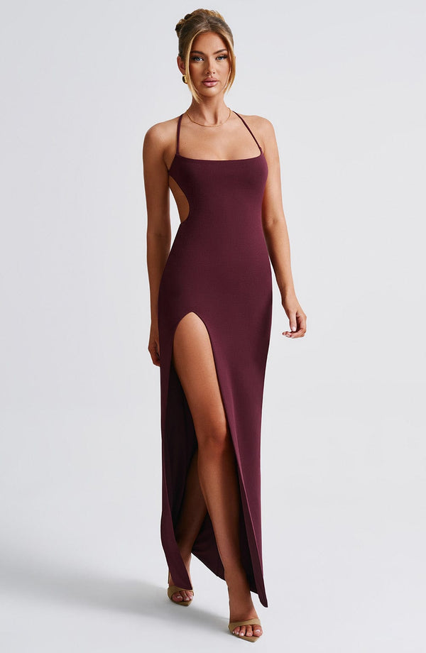 Josie | Women's Crepe Backless Maxi Dress