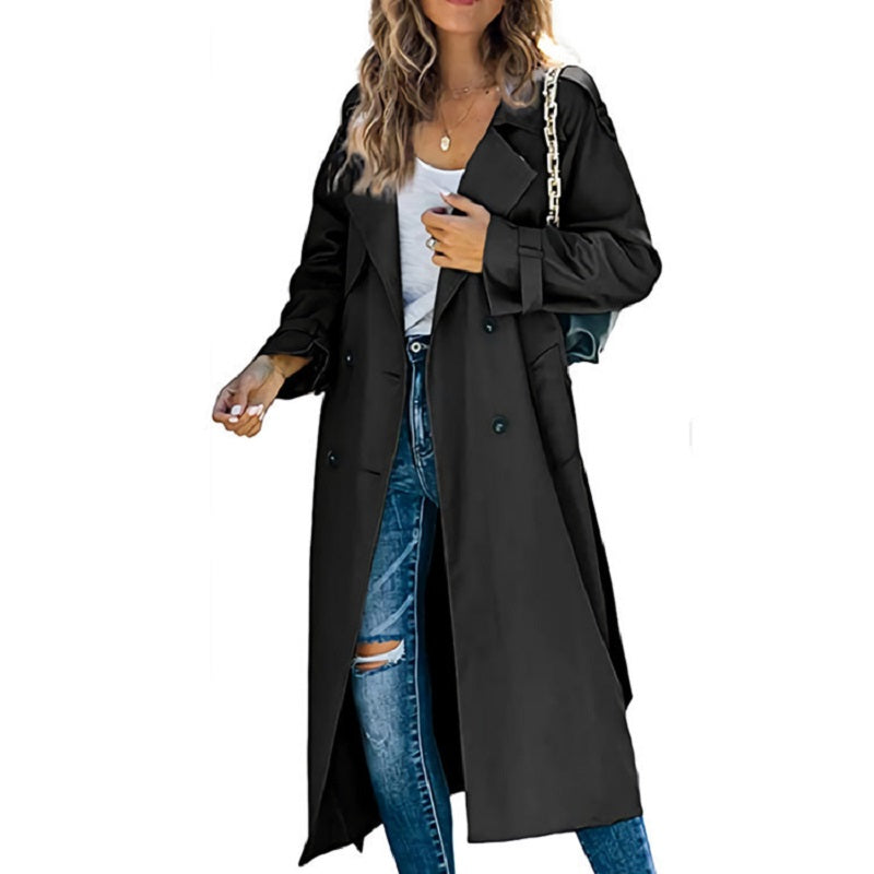 Isadora - Women's Trench Coat Long