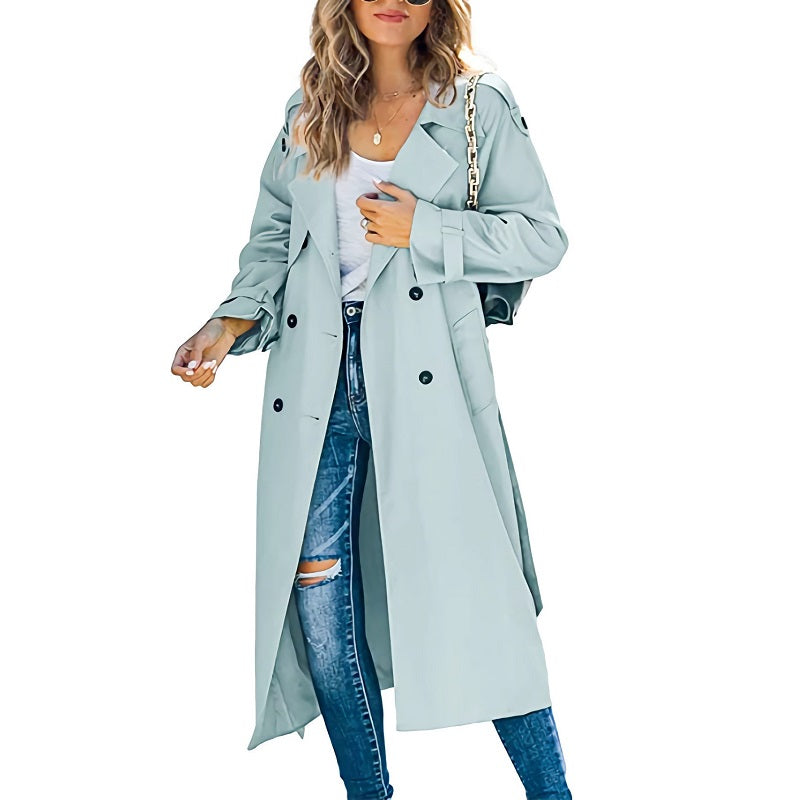 Isadora - Women's Trench Coat Long