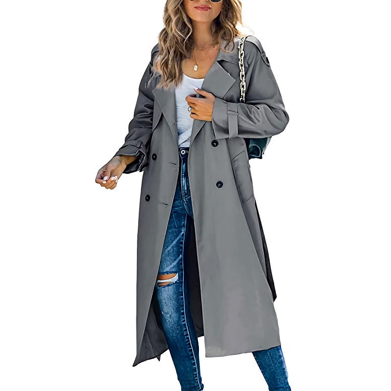 Isadora - Women's Trench Coat Long