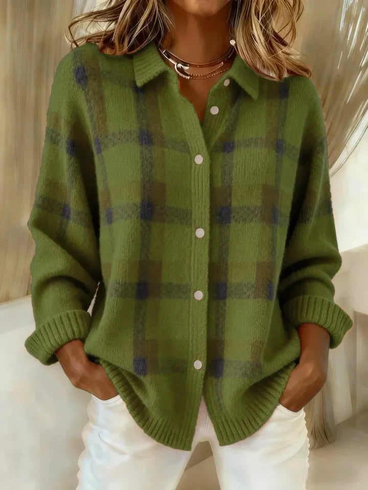 Carys | Retro Check Sweater