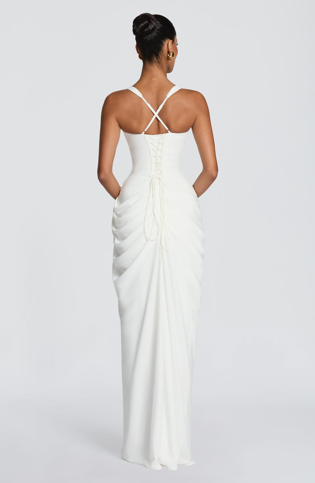 Wendy | Women's Flowy Corset Wedding Guest Dress