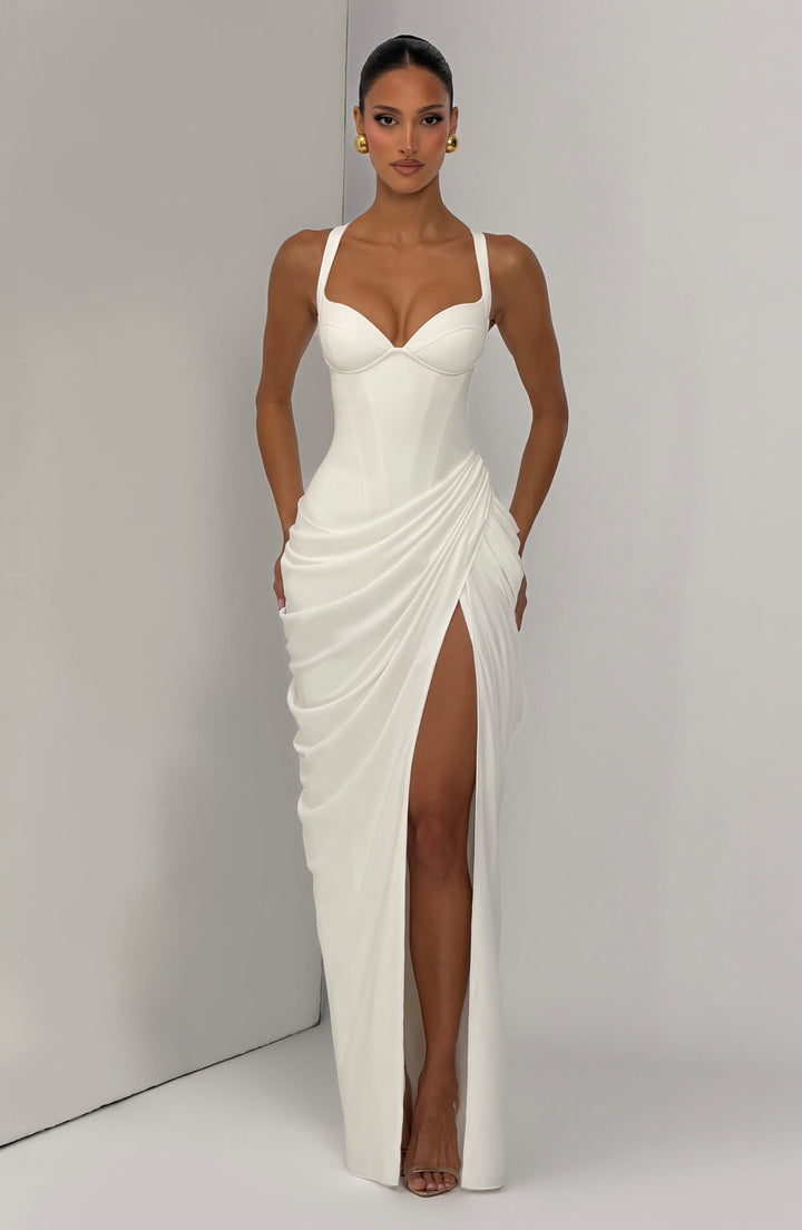 Wendy | Women's Flowy Corset Wedding Guest Dress