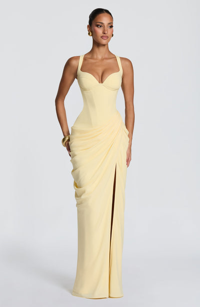 Wendy | Women's Flowy Corset Wedding Guest Dress