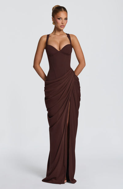 Wendy | Women's Flowy Corset Wedding Guest Dress