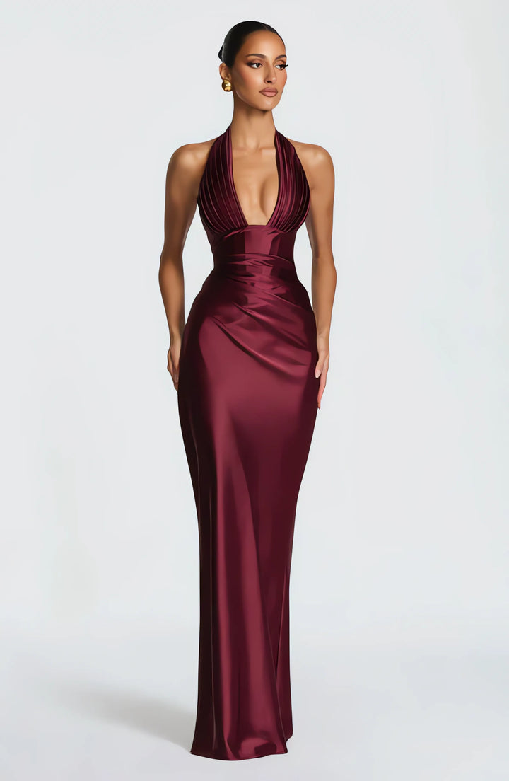Tilda | Women's Elegant Body Con Maxi Dress