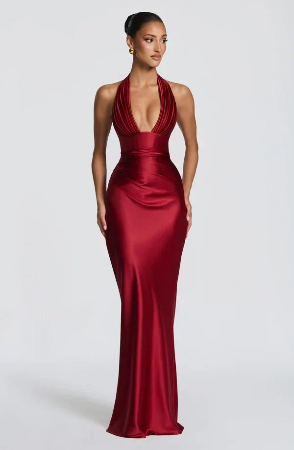 Tilda | Women's Elegant Body Con Maxi Dress