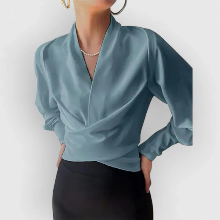 Louisa Satin Blouse