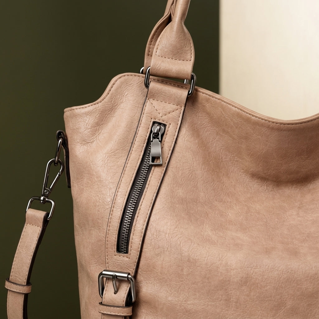 Portofino Buckled Tote