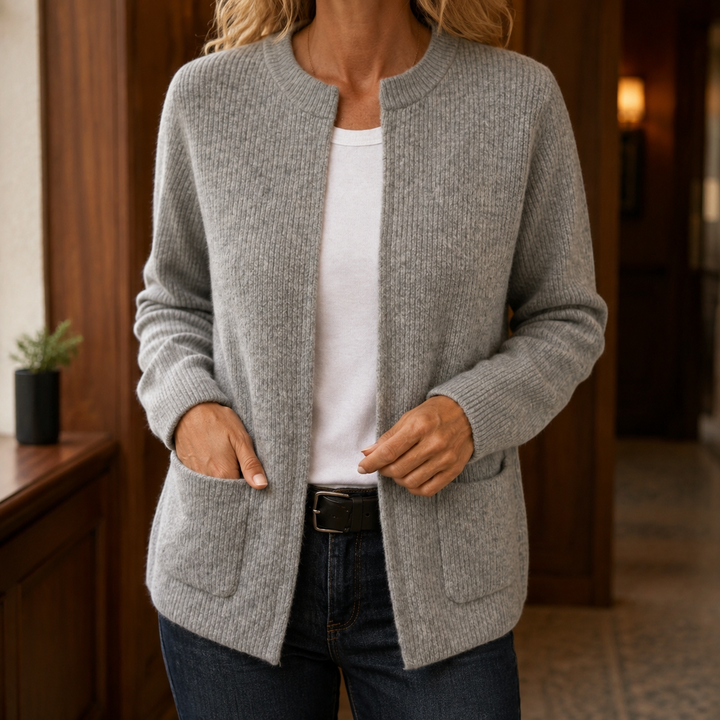 Simona-Kay Ribbed Cardigan