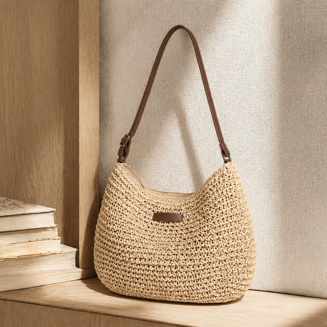 Modena Woven Hobo Bag