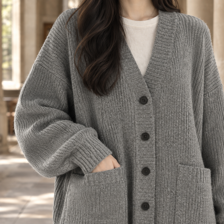 Petra-Anne Ribbed Cardigan