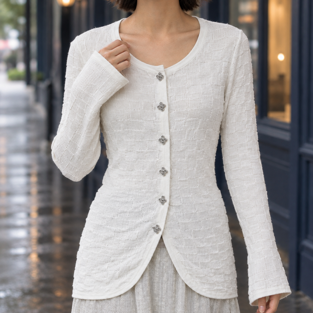 Gwen-Joy Textured Cardigan