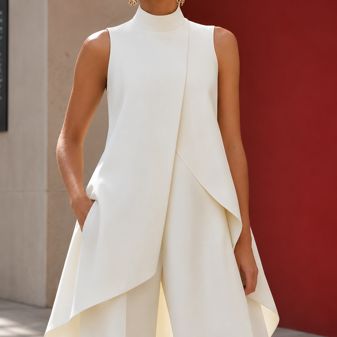 Leonie-Mae Asymmetric Pants Set