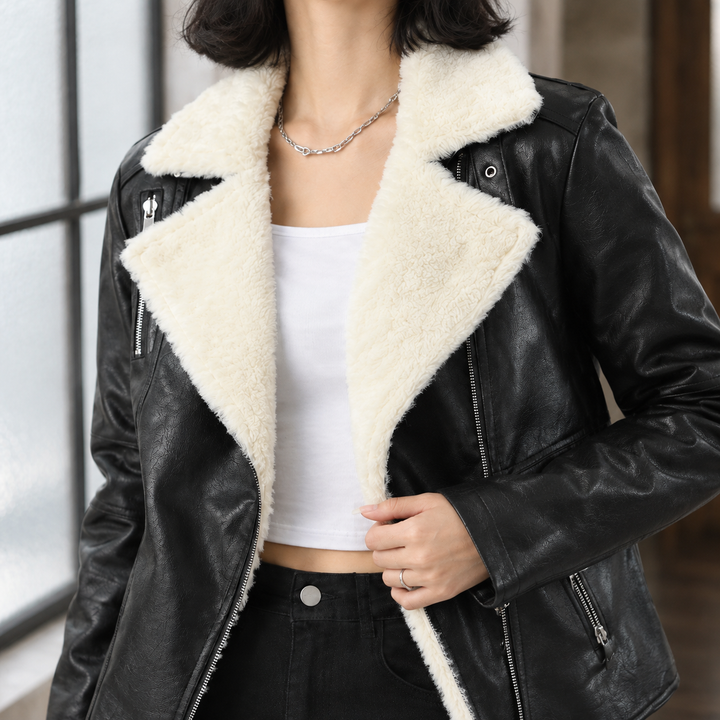 Lucille-Pearl Aviator Jacket
