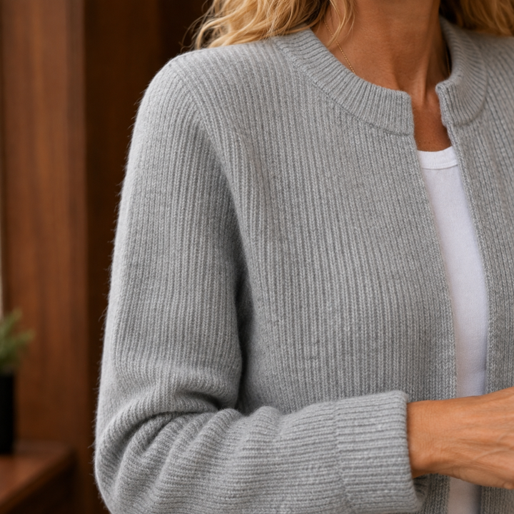 Simona-Kay Ribbed Cardigan