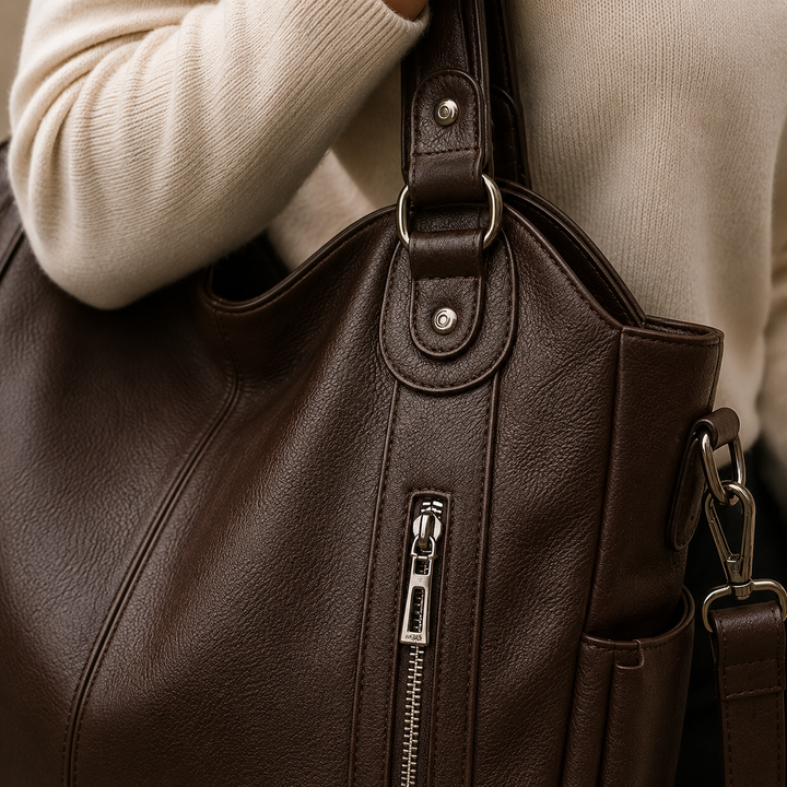 Verona Zip Pocket Tote