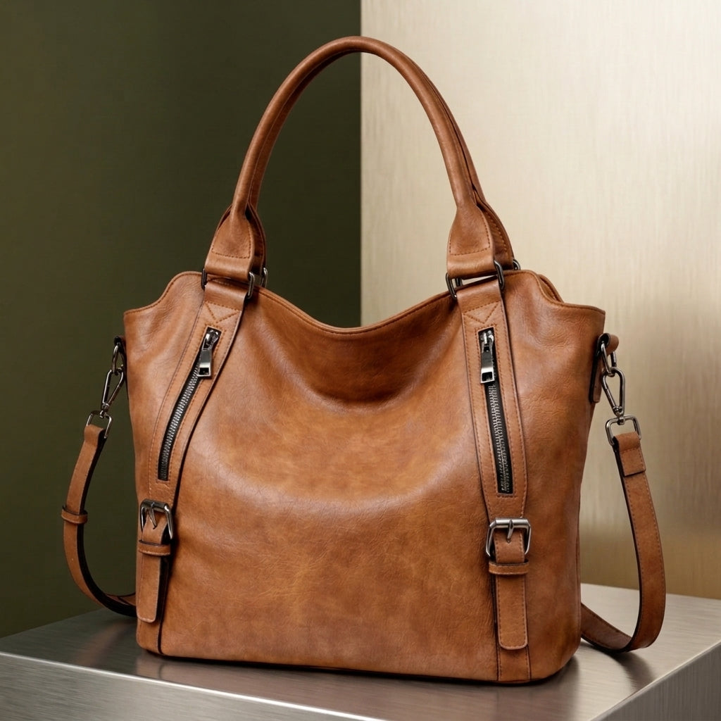 Portofino Buckled Tote