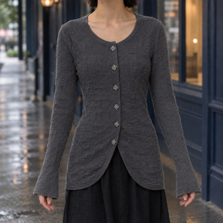 Gwen-Joy Textured Cardigan