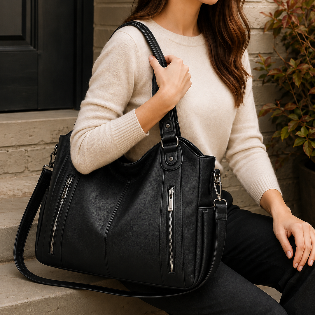 Verona Zip Pocket Tote